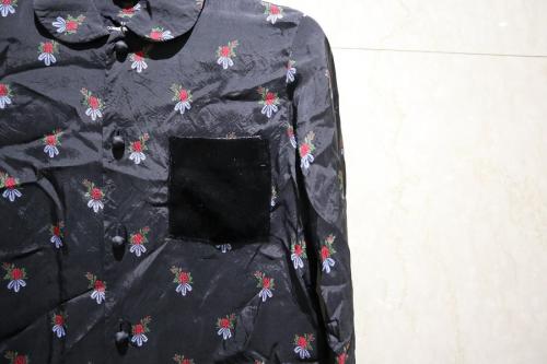 フラワープリントシャツブラウスのAD2018