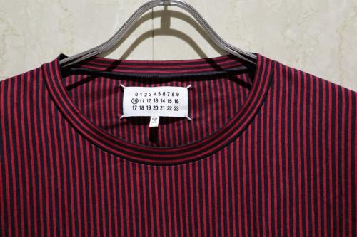 メゾン マルジェラ 10のボーダーストライプカットソー