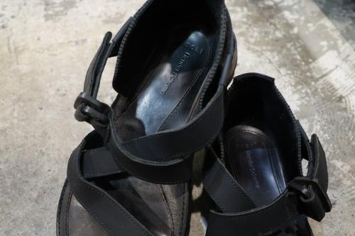 サカイ エンダースキーマのストラップレザーサンダル