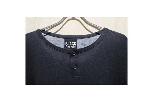 ブラックスキャンダルヨージヤマモトのオーバーサイズロングスリーブTシャツ