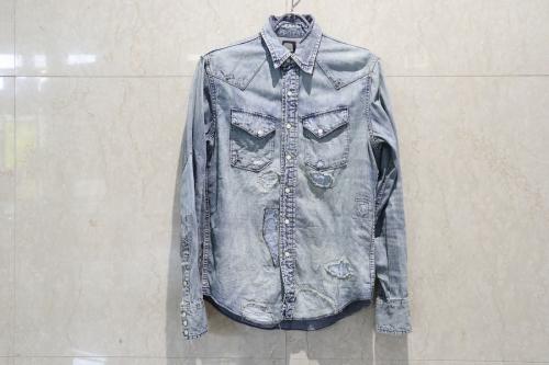 ダブルアールエルのデニムシャツ