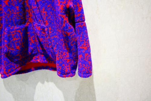 ノイズフリースジップフーディのフリースジャケット