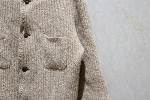 アルル杢杢ニットの908チロリアンジャケットのニットジャケット
