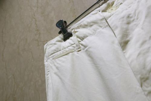 WASHED FINX LIGHT CHINO WIDE PANTSのワイド チノパン