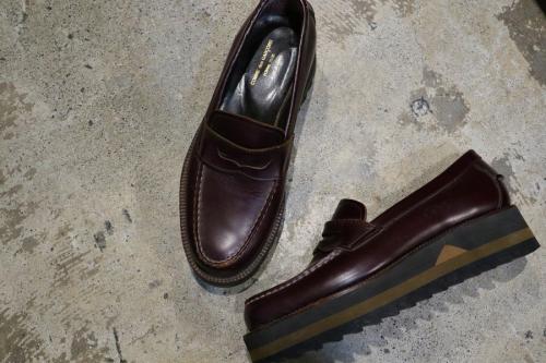 厚底シャークソールコインローファーのアーカイブ品