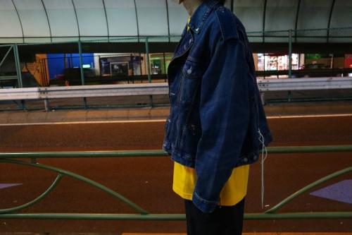 デニムジャケット　ライダースジャケット