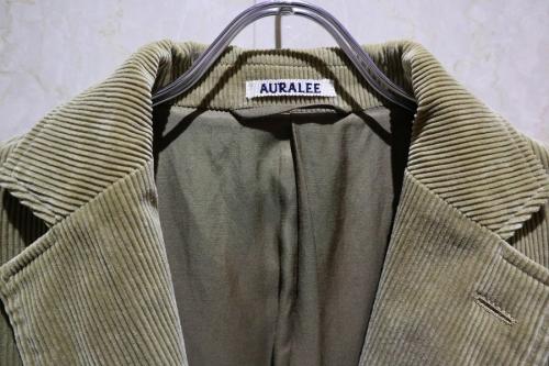 オーラリーのWESHED CORDUROY JACKET