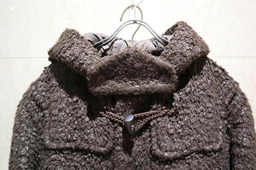 イッセイミヤケメンのロングダッフルコート