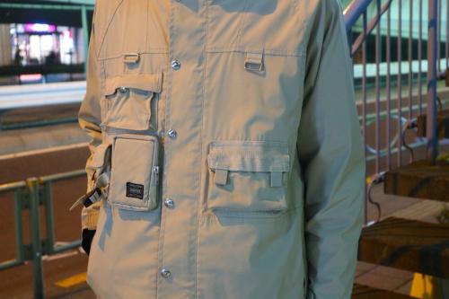 タクティカルカーゴマウンテンパーカーのコラボジャケット