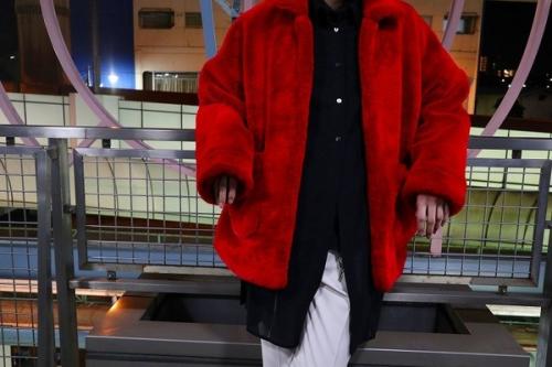 HAND-PAINTED FUR JACKETのハンドペイントファージャケット