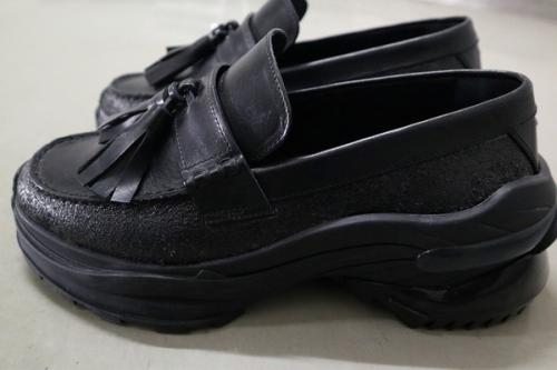 スプライスドタッセルローファーのインポートブランド