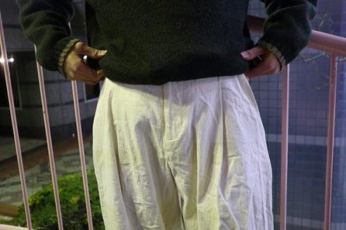 スタジオニコルソンのBLAKE VOLUME PANT