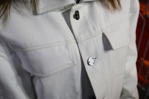 コットンツイルジャケットのデニムジャケット