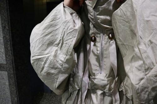 ミドリガワのpulloverer hood coat