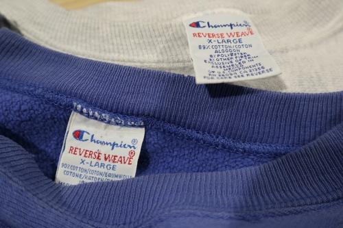 チャンピオンのリバースウィーブスウェット