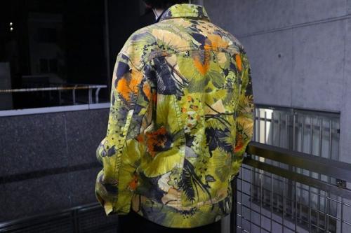 ドリスヴァンノッテンのボタニカル柄デニムトラッカージャケット