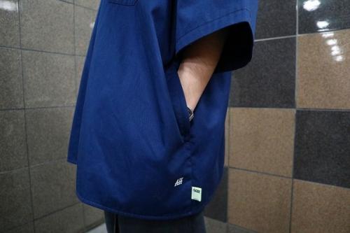 エスエスジィー×アキオハセガワのワークシャツ