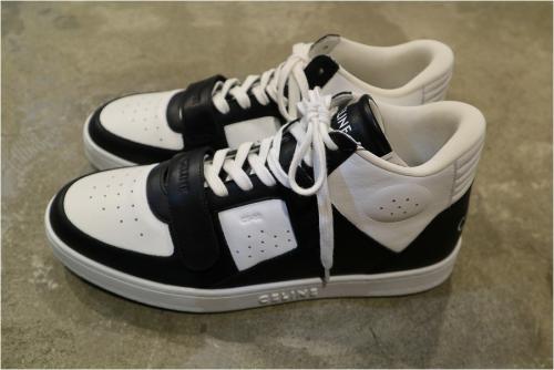 セリーヌのCT-02ベルクロストラップスニーカー