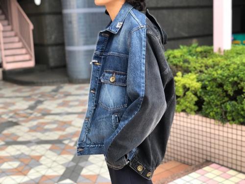 デニムジャケットのドッキング