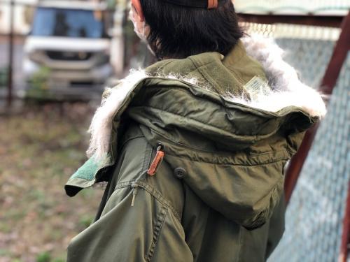 ユ-エスア-ミ-のM-65フィッシュテイルパーカー