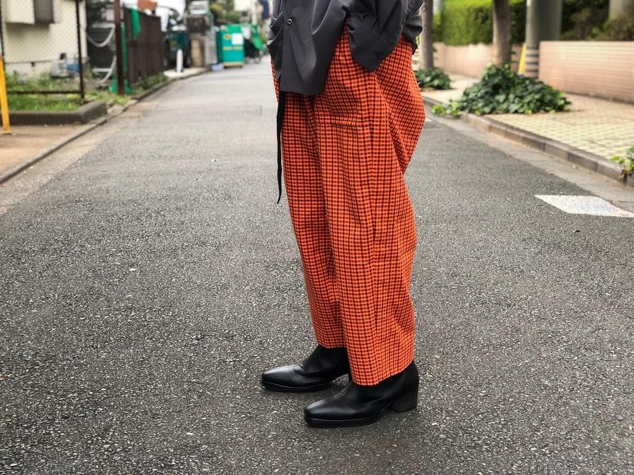 【sacai/サカイ】より19awガンクイラブチェックワイドパンツを買取入荷致しました。[2021.07.26発行]