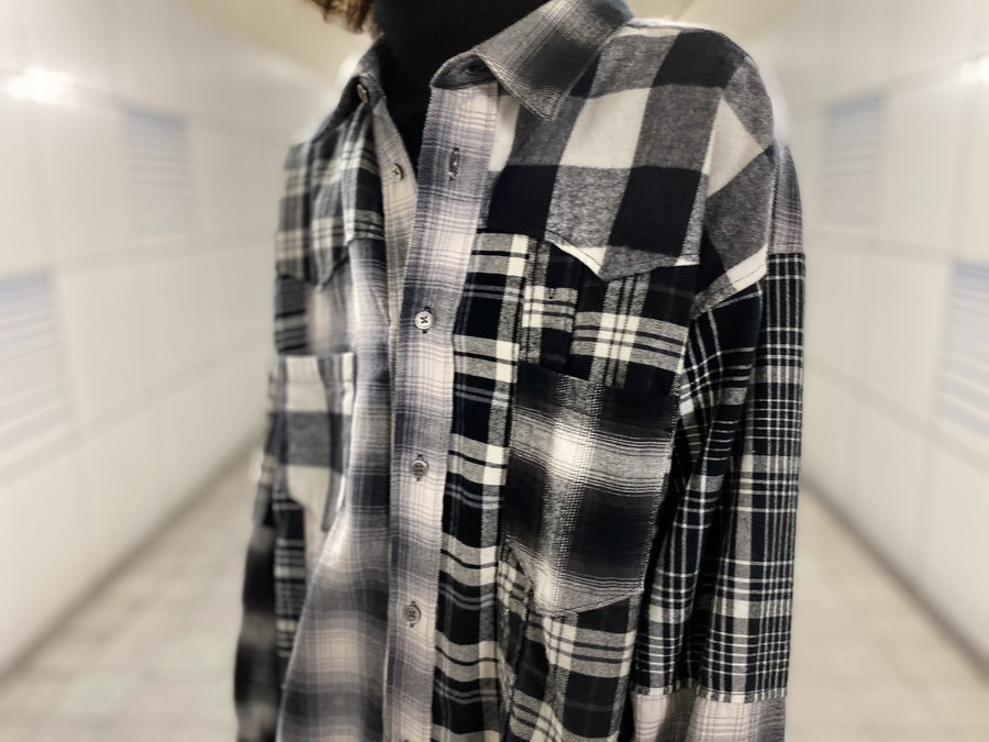 MIYAGIHIDETAKA × STYLE&EDIT フリルネルシャツ