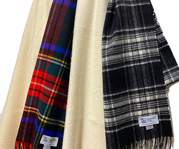 JOHNSTONS OF ELGIN/ジョンストンズオブエルガンから各種マフラーが