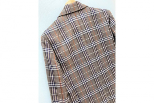 ジアディのチェックダブルジャケット