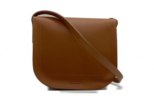 ミミのタンニングレザーショルダーバッグ
