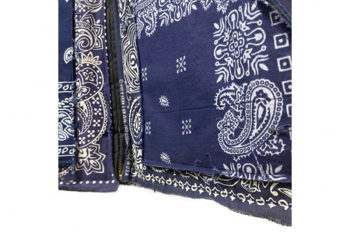 ミヤギヒデタカのキルティングバンダナジャケット