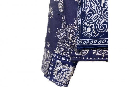 キルティングバンダナジャケットのメンズ