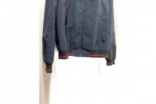 スタンドカラートラックブルゾンのメンズ