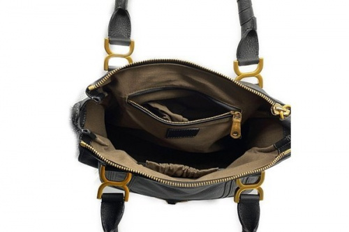 クロエのミディアムマーシーレザーハンドバッグ