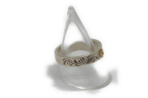 アリゾナ フリーダムの小太陽神付き唐草リング、小太陽神リング