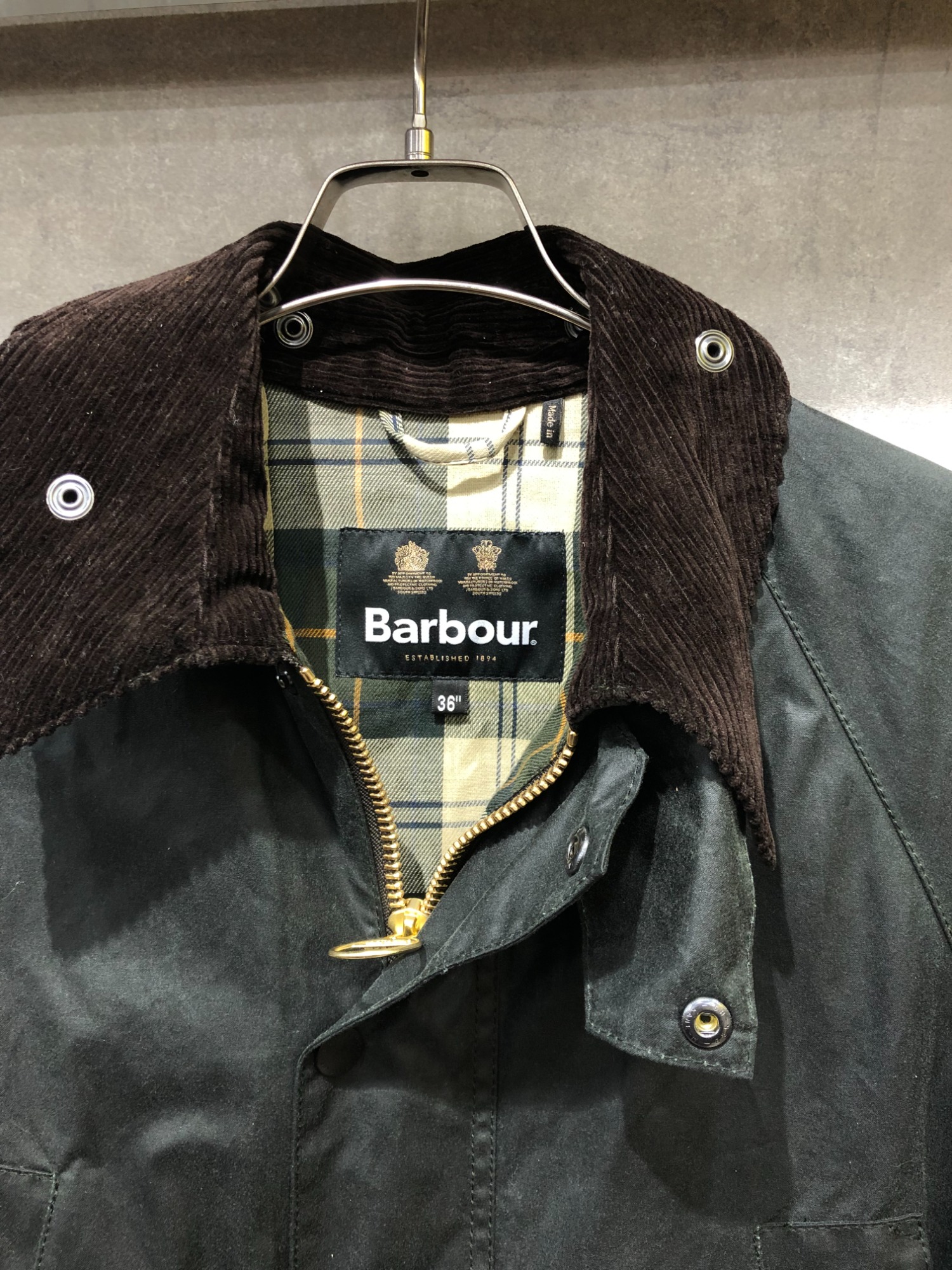Barbour / バブアーより、OS WAX BEDALEが買取入荷いたしました