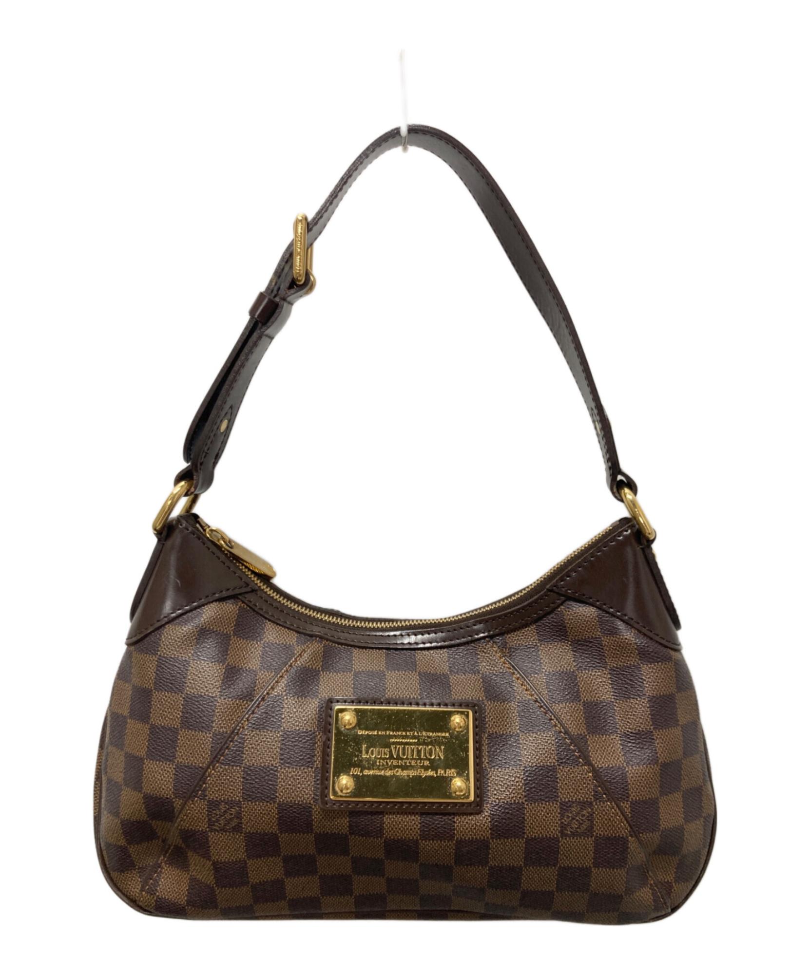 く*ろ様 未使用級✨ルイヴィトン　ダミエ　総柄　ロゴ　金黄　イエローゴールド　肉 LOUIS VUITTON / ルイヴィトン】ダミエ テムズPM ワンショルダーバッグ