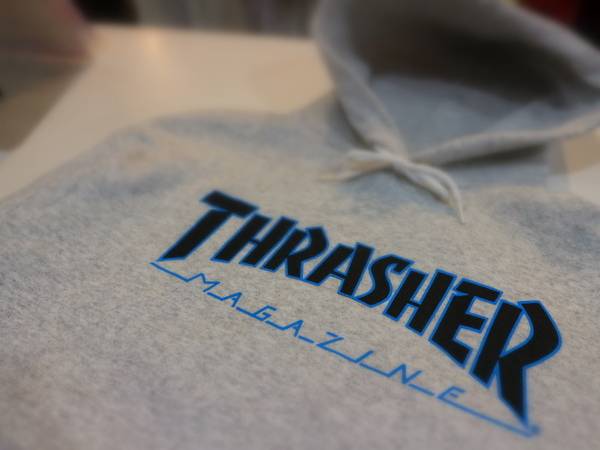 ネイビーシー 90s Hanesタグ THRASHER オリジナル パーカー“PUSHEAD ...