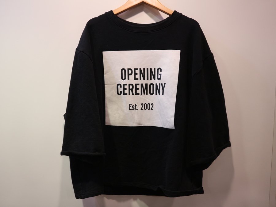 人気 ブランド チェック OPENING CEREMONY/オープニングセレモニー 半袖スウェット入荷 トレーナー/スウェット