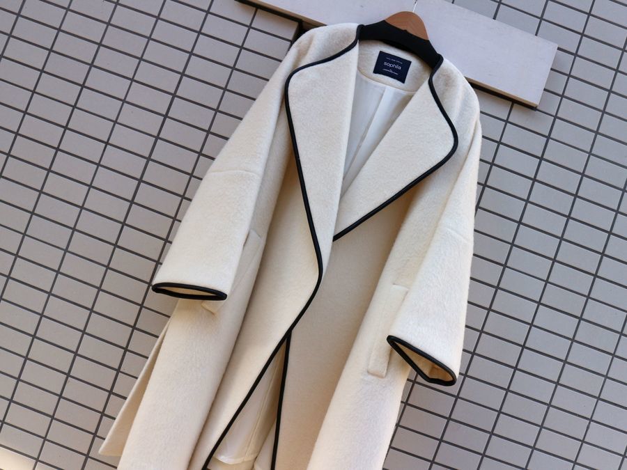 sophila/ソフィラのアルパカモヘアパイピングコートが入荷致しました