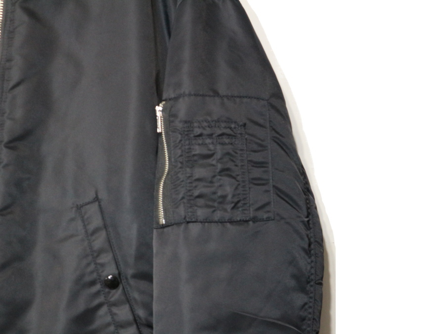 RAF SIMONS/ラフシモンズ Flight Short Black Bomber Nylon
