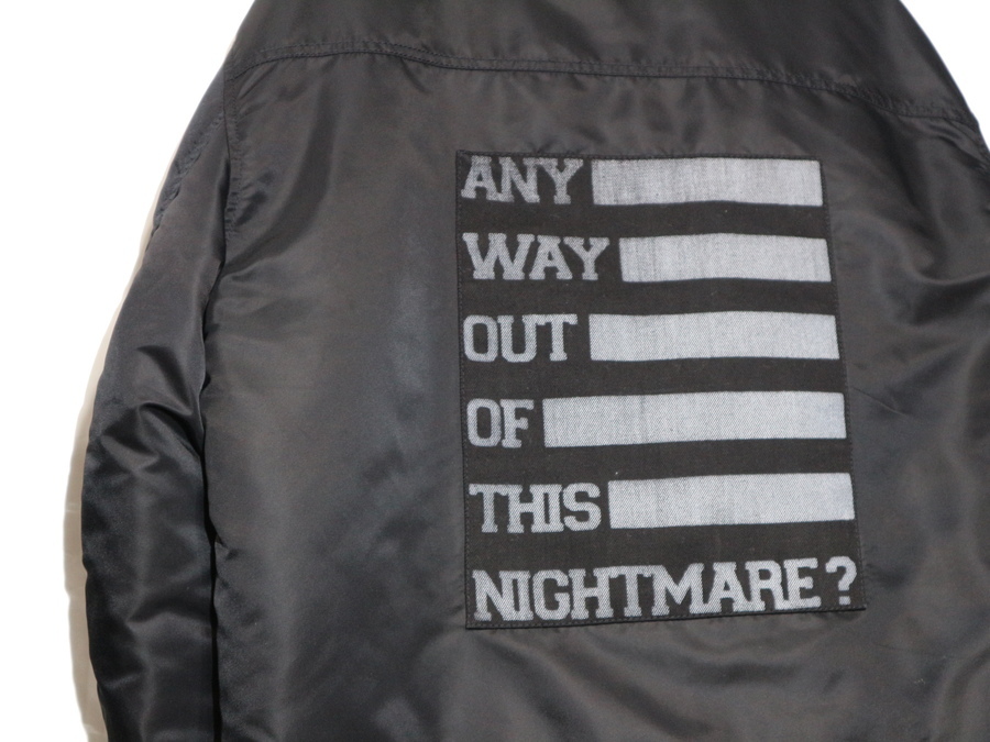 RAF SIMONS/ラフシモンズ Flight Short Black Bomber Nylon