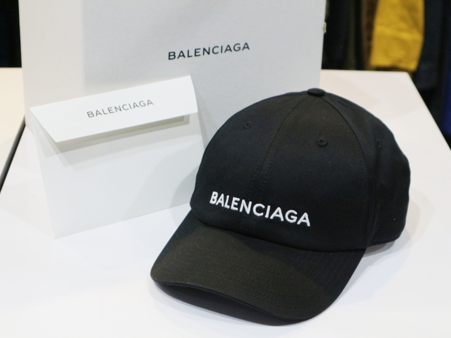 BALENCIAGA/バレンシアガ ロゴベースボールキャップ17SS入荷しま
