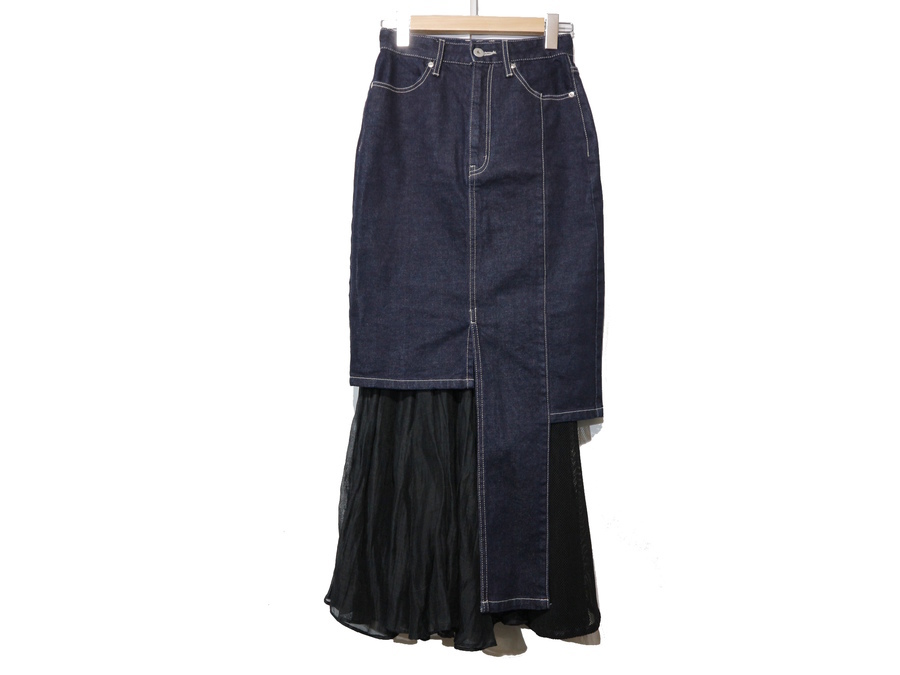 UN3D./アンスリード】LAYERED DENIM SKのご紹介です[2020.04.13