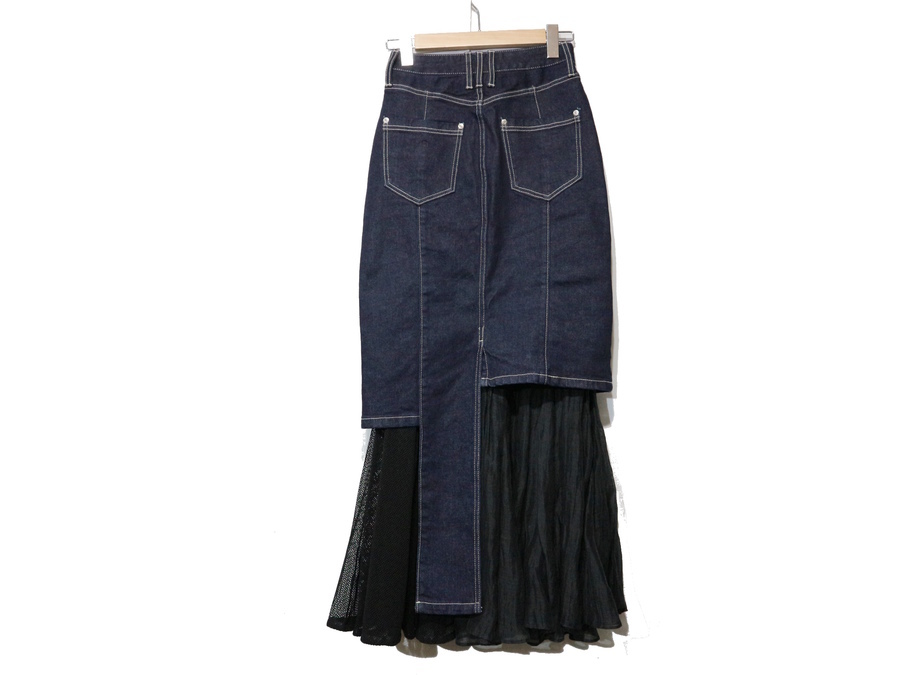 UN3D./アンスリード】LAYERED DENIM SKのご紹介です[2020.04.13発行]
