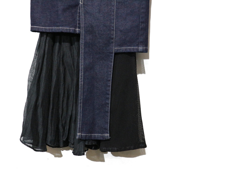 UN3D./アンスリード】LAYERED DENIM SKのご紹介です[2020.04.13発行]