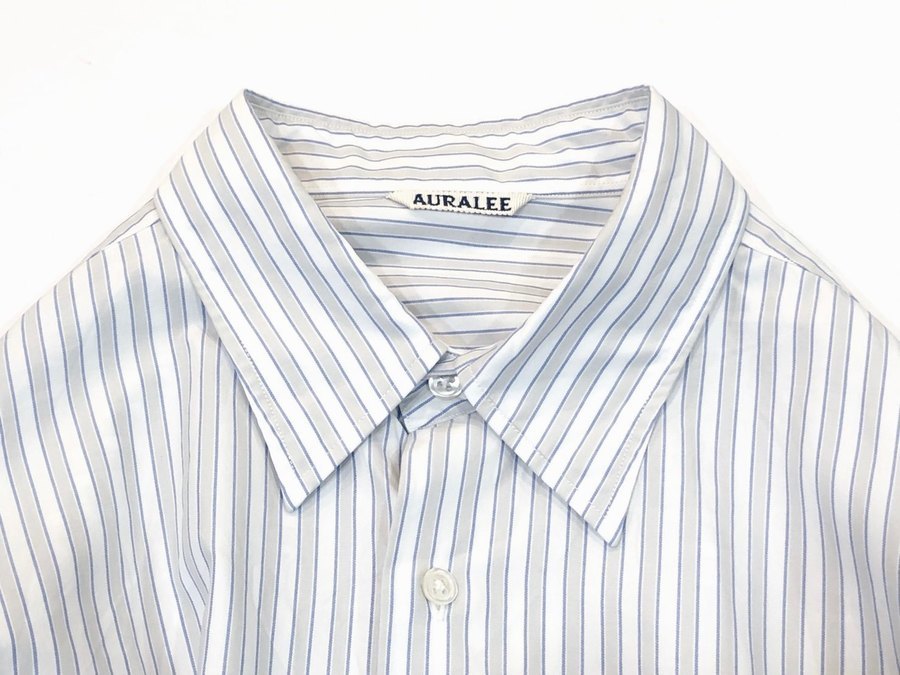 AURALEE / オーラリー 】より 20SS WASHED FINX TWILL STRIPE SHIRT が