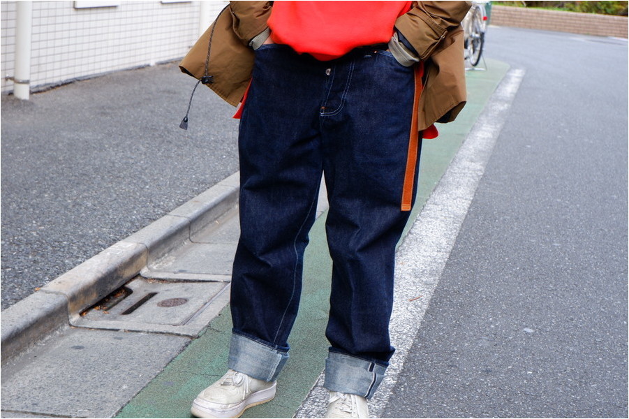 新品 tender 130 サイズ4 unborn denim-