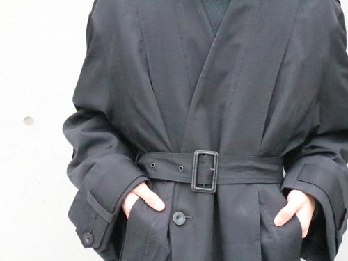essay 16aw Oversized collar less coat 【12月スーパーSALE 15％OFF