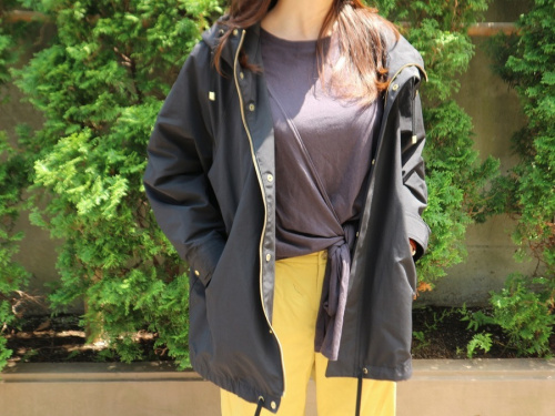 FRAMeWORK/フレームワーク】よりC/PEフードミドルブルゾンが入荷