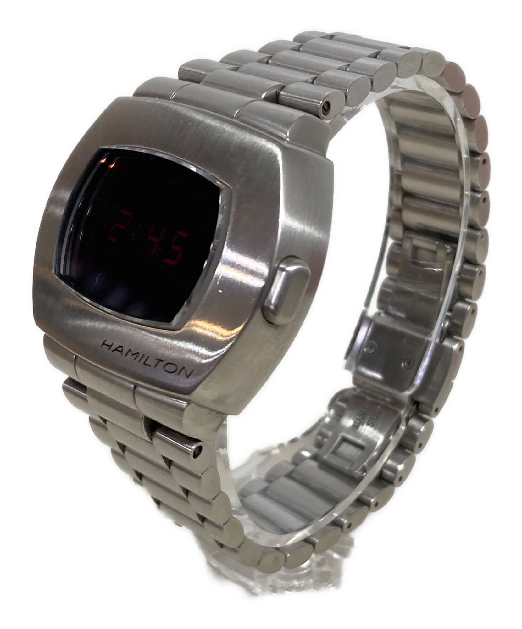 ハミルトンPSRデジタル腕時計 世界初のデジタルウォッチPSR グリーン| ハミルトンウォッチ